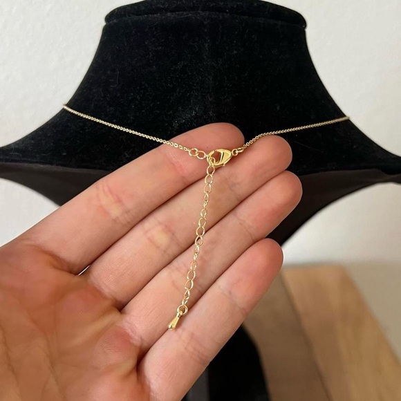 24k Gold Filled Mini Sofa Tab Pendant Necklace - Picture 5 of 5